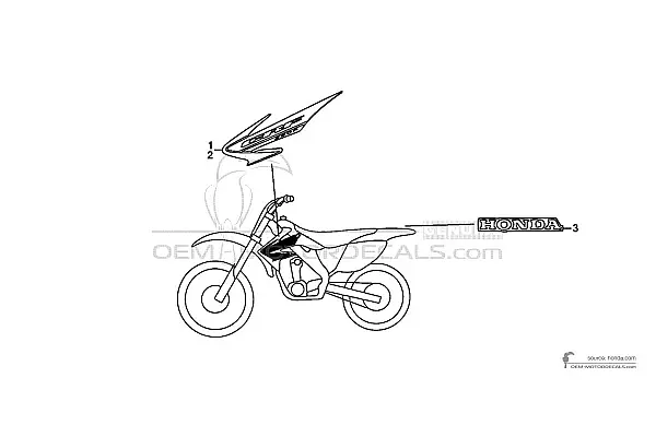 Honda CRF250R 2005 - Red