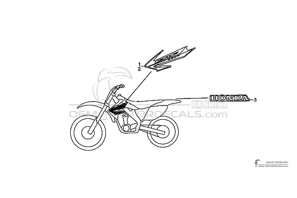 Honda CRF250R 2006 - Rouge