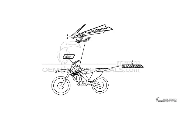 Honda CRF250R 2009 - Rood
