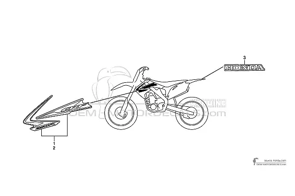 Honda CRF250R 2010 - Red