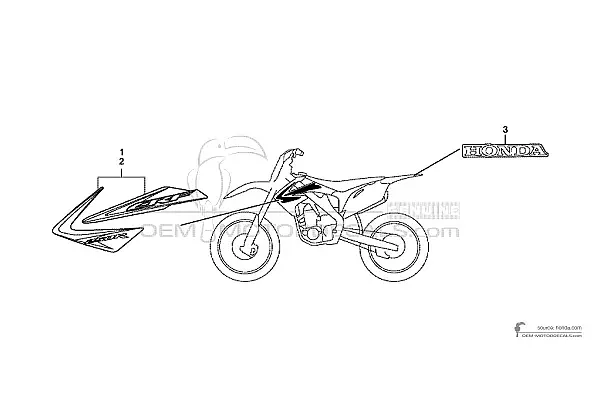 Honda CRF250R 2011 - Rouge