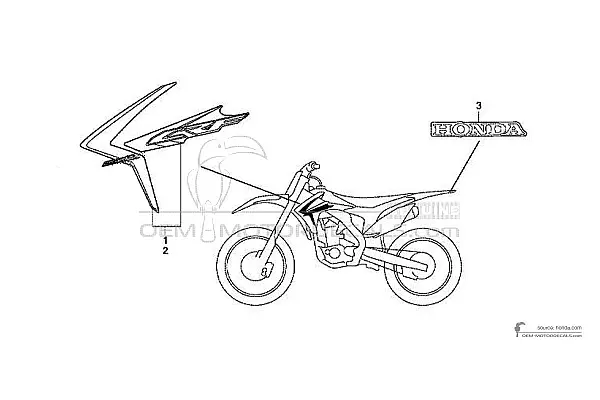 Honda CRF250R 2014 - Rouge