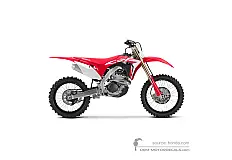 Decals for Honda CRF250R 2018 - Red • Honda OEM Decals