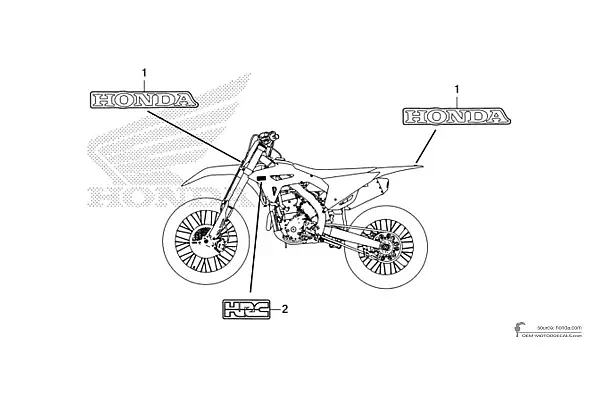 Honda CRF250R 2022 - Red