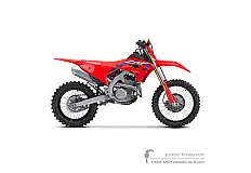 Stickers voor Honda CRF250R 2024 - Rood • Honda OEM Stickers