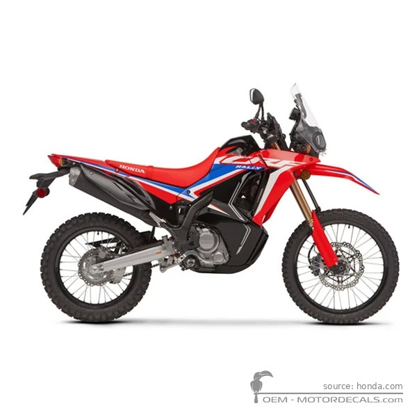 Decals for Honda CRF300 Rally 2021 • Honda OEM Decals