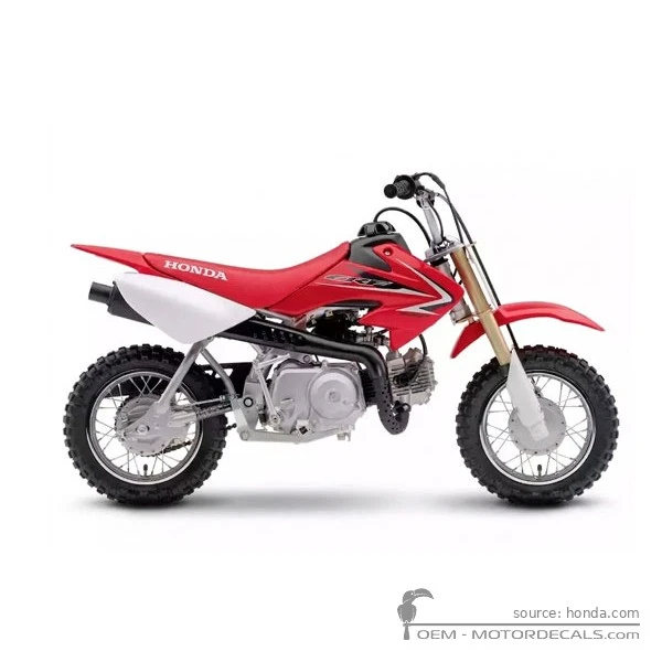 Pegatinas para Honda CRF50F 2010 • Honda Pegatinas OEM