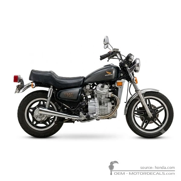 Autocollants pour Honda CX500C CUSTOM 1982 • Honda Autocollants OEM