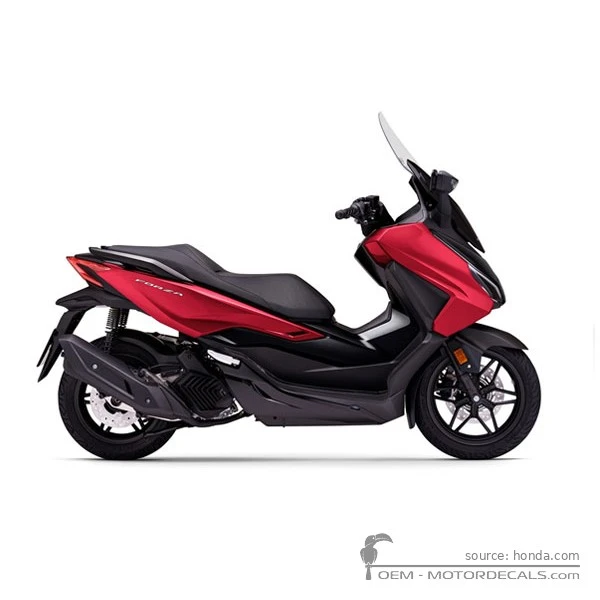 Stickers voor Honda FORZA 125 2024 • Honda OEM Stickers
