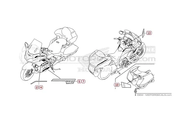 Honda GL1800 GOLD WING Bagger 2024