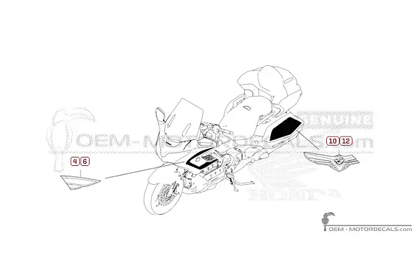 Honda GL1800 GOLD WING 2025