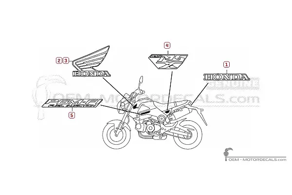 Honda MSX125 GROM 2013
