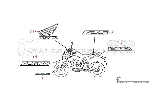 Honda MSX125 GROM 2017