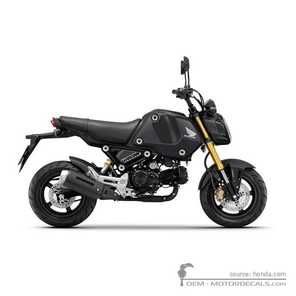 Autocollants pour Honda MSX125 GROM 2022 • Honda Autocollants OEM