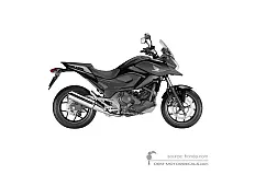 Decals for Honda NC750X 2014 - Black • Honda OEM Decals