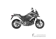 Autocollants pour Honda NC750X 2014 - Argent • Honda Autocollants OEM