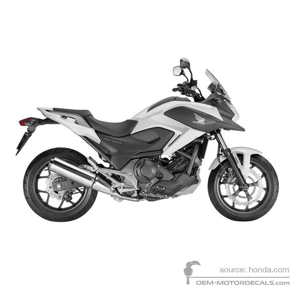 Pegatinas para Honda NC750X 2014 - Blanco • Honda Pegatinas OEM