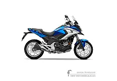 Decals for Honda NC750X 2016 - Blue • Honda OEM Decals