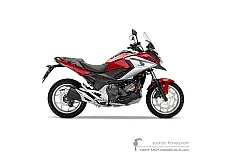 Adesivi per Honda NC750X 2016 - Rosso • Honda Adesivi OEM