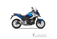Decals for Honda NC750X 2017 - Blue • Honda OEM Decals