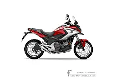 Stickers voor Honda NC750X 2017 - Rood • Honda OEM Stickers