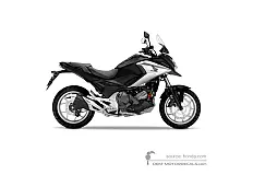 Pegatinas para Honda NC750X 2018 - Negro • Honda Pegatinas OEM