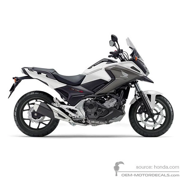 Stickers voor Honda NC750X 2020 - Wit • Honda OEM Stickers