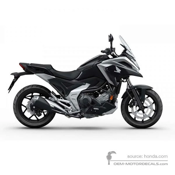 Stickers voor Honda NC750X 2021 - Zwart • Honda OEM Stickers