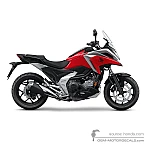 Honda NC750X 2021 - Czerwony
