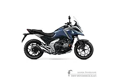 Autocollants pour Honda NC750X 2023 - Bleu • Honda Autocollants OEM