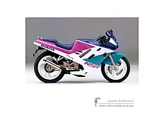 Autocollants pour Honda NSR125 1989 - Blanc • Honda Autocollants OEM