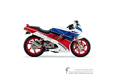 Stickers voor Honda NSR125 1990 - Wit • Honda OEM Stickers