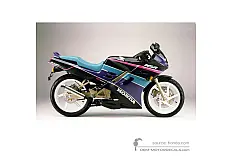 Naklejki do Honda NSR125 1991 - Czarny • Honda Naklejki OEM