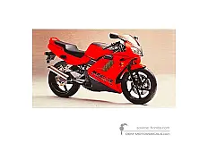Adesivi per Honda NSR125 1993 - Rosso • Honda Adesivi OEM