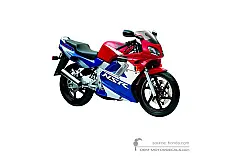 Stickers voor Honda NSR125 2001 - Rood • Honda OEM Stickers
