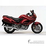 Honda NT650V DEAUVILLE 2001 - Rojo