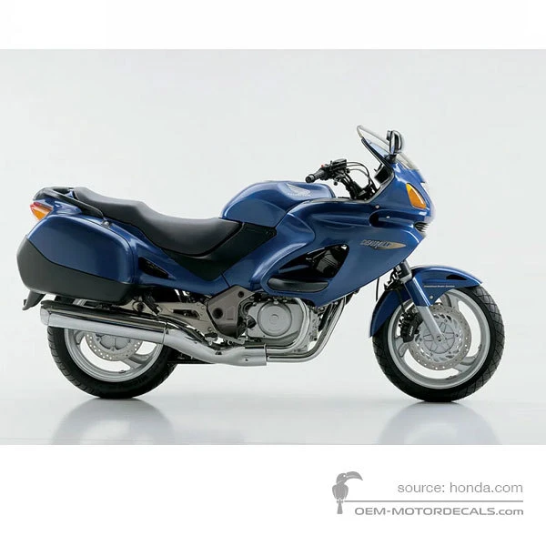 Stickers voor Honda NT650V DEAUVILLE 2003 - Blauw • Honda OEM Stickers