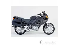 Autocollants pour Honda NT650V DEAUVILLE 2005 - Noir • Honda Autocollants OEM