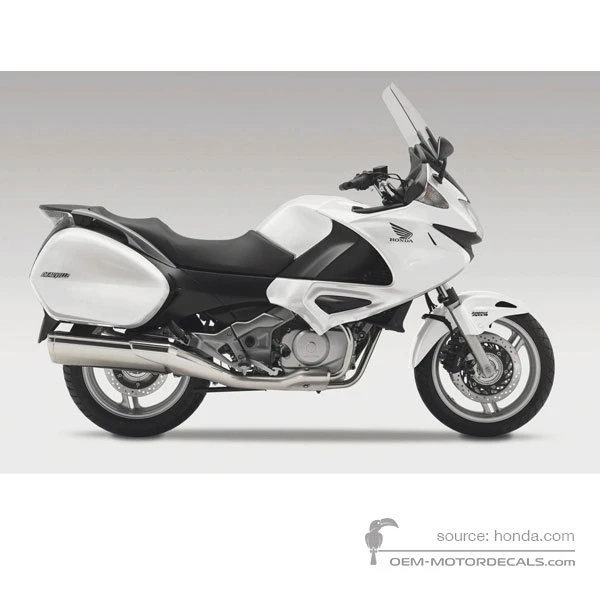 Pegatinas para Honda NT700V DEAUVILLE 2011 - Blanco • Honda Pegatinas OEM