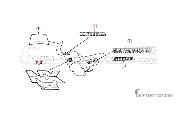 Honda NX125 TRANSCITY 1989