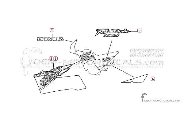 Honda NX125 TRANSCITY 1997