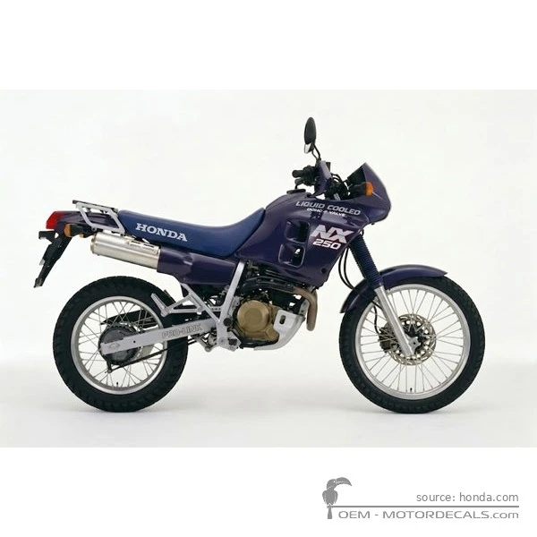 Stickers voor Honda NX250 DOMINATOR 1988 • Honda OEM Stickers