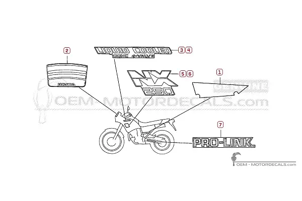 Honda NX250 DOMINATOR 1988