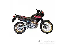 Stickers voor Honda NX650 Dominator 1989 - Zwart • Honda OEM Stickers