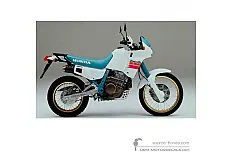 Stickers voor Honda NX650 DOMINATOR 1990 - Wit • Honda OEM Stickers