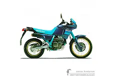 Decals for Honda NX650 DOMINATOR 1990 - Blue • Honda OEM Decals