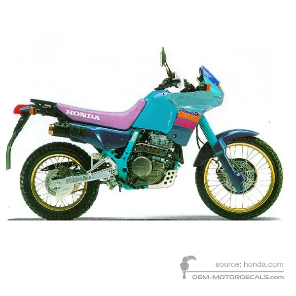 Stickers voor Honda NX650 DOMINATOR 1990 - Groen • Honda OEM Stickers