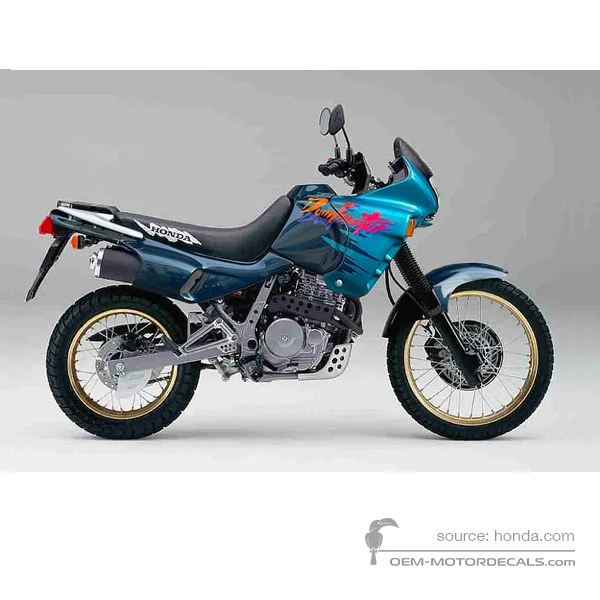 Naklejki do Honda NX650 DOMINATOR 1993 - Niebieski • Honda Naklejki OEM