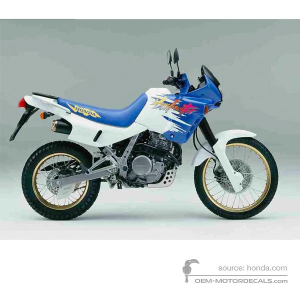 Naklejki do Honda NX650 DOMINATOR 1994 - Biały • Honda Naklejki OEM