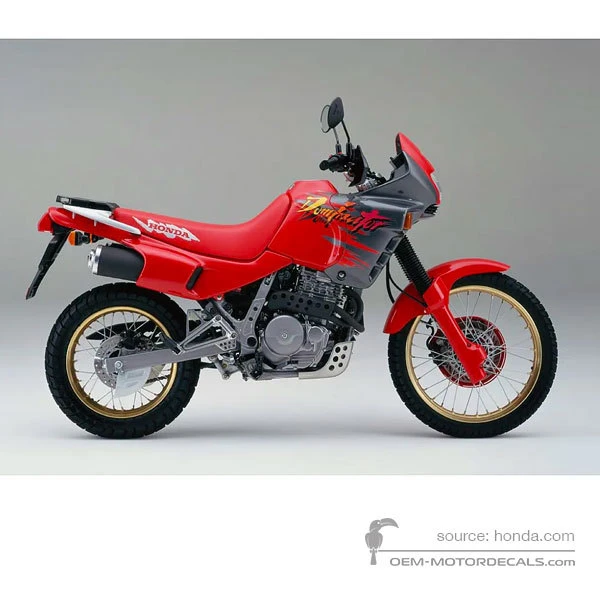 Aufkleber für Honda NX650 DOMINATOR 1995 - Rot • Honda OEM-Aufkleber